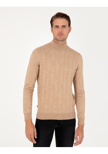 Pierre Cardin Erkek Bej Kazak /triko 50296414-vr011 Bej