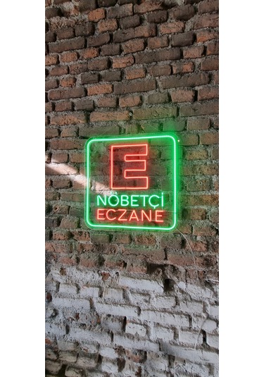 Nöbetçi Eczane Yazısı Neon Led Aydınlatma