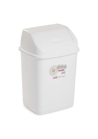Elfplast 18 Litre Döner Kapaklı Çöp Bidonu. 143376683 Beyaz