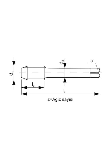 Fett M6x0,75 Pld Dın2181 Hss İnce Diş El Takım Kılavuzu 2 Li Takım