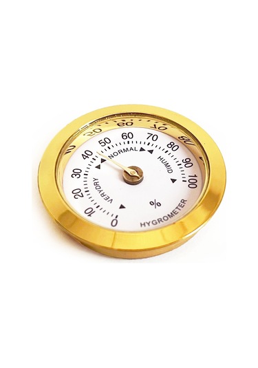 Analog Higrometre Nem Ölçer Humidor Puro Kutusu için Metal Çerçev N11.1838