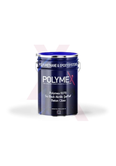 Polymex P-5070-su Bazlı Şeffaf Beton Cilası