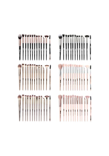 Wezone 13 Parça Göz Makyaj Fırçası Seti - Yumuşak Fiber Tüylü, Taşınabilir, Günlük Ve Seyahat Kullanıma Uygun Makyaj Aracı Gümüş