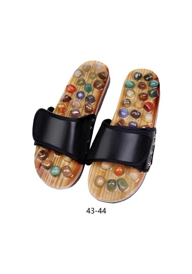 Dolıty Akupunktur Masaj Terlikleri Hediyeler Kaymaz 43-ila-44 Siyah