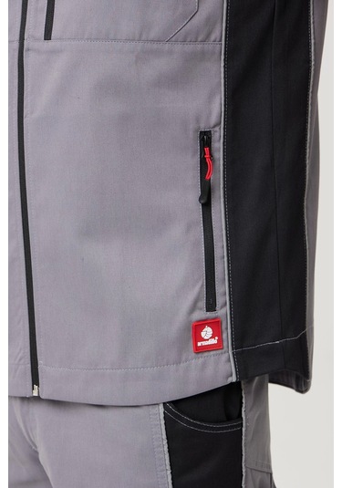 Allium Yazlık İş Ve Outdoor Yelek Gri-siyah