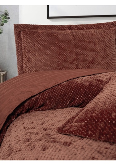 Cotton Box Softnest Çift Kişilik Yatak Örtüsü Boleta Kiremit Kiremit