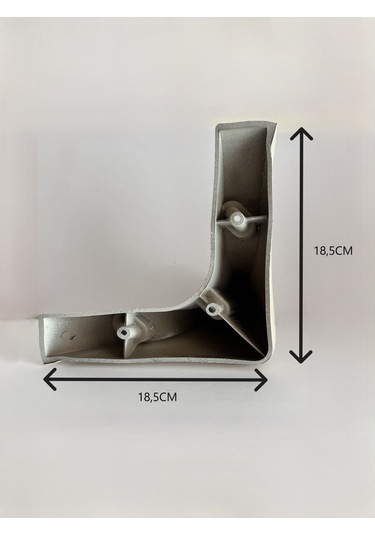Homdep Kanepe Koltuk Tv Ünitesi Konsol Yükseltme Delta Model Plastik Ayak 12 Cm Krem - 4 Adet - Krem