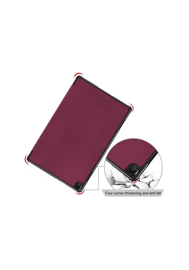 Butu Lenovo Uyumlu Tab M10 Gen 3 10.1 İnç 328f Üç Katlı Stand Tablet Kılıfı Mi Deri Otomatik Uyandırma/uyku Tablet Kılıfı 47666049