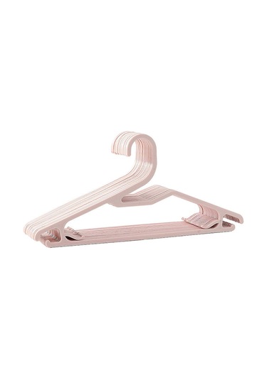 Ganzhoushop Dikişsiz Plastik Askı Çok İşlevli Kaymaz Kurutma Askısı Ağır Hizmet Islak Ve Kuru İç Çamaşırı Kurutma Rafı Pembe Çok Renkli