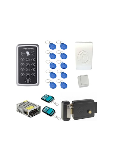 Rfid Kumandalı Kapı Zili Şifreli Kapı Kilidi Sistemi Kapı Açma Seti Tirajlı Kilit