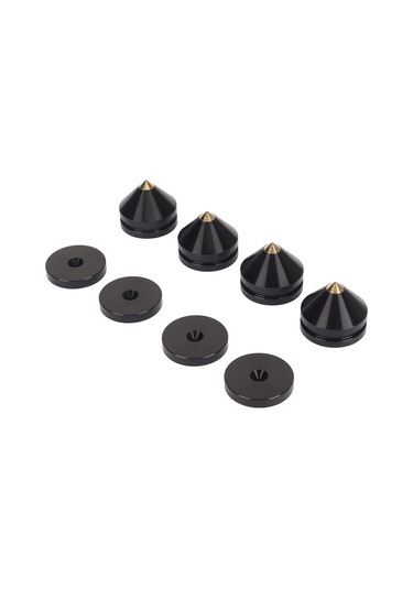 Fosenze 4 Adet Alüminyum Hoparlör Vibration Dämpfer Jırtık Paspasları - Hoparlörler, Amfi, Cd/dvd Çalarları İçin Sessizleştirici Aksesuarlar