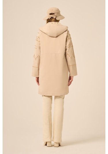 Ftz Women Kadın Trenç Kaban Beige 31217 Beige