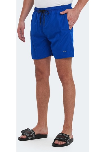 Slazenger RENO Erkek Cepli Deniz Şortu Saks Mavi Mayo