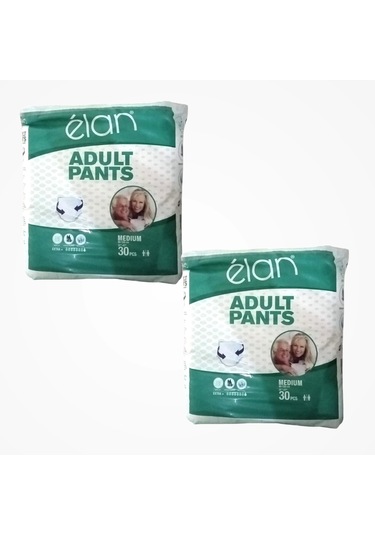 Elan Yetişkin Hasta Bezi Külotlu M Medium - 2 X 30'lu Paket 60 Adet M