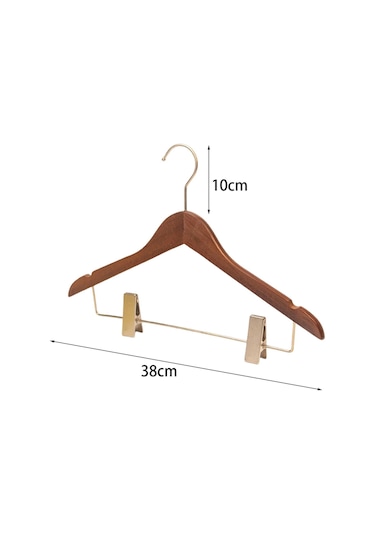 Homyl Ahşap Elbise Askısı Giriş Gardırop Mağazası Stil-a Kahverengi Diğer