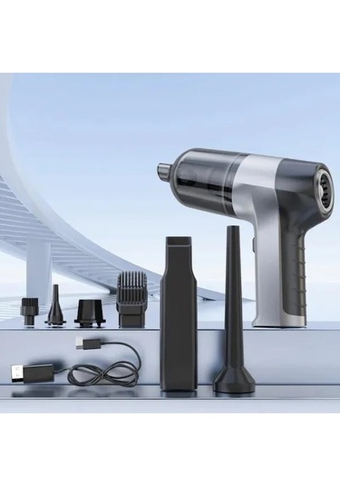 Yeni Alman Fırçasız 150000pa Mini Araba Elektrikli Süpürge Taşınabilir Kablosuz Araba Temizleyici Siyah