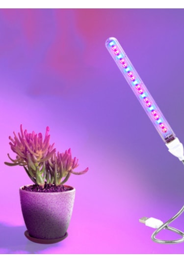Taşınabilir Bitki Büyütme Lambası 21 Led Mor Stick Led Aydınlatma