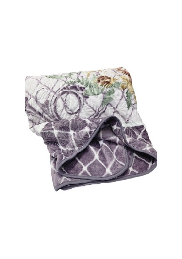 Merinos Battaniye Çift Kişilik Fashion V2 Lila