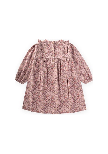 Elbise 2-8 Yaş Pudra Pembe Pudra Pembe