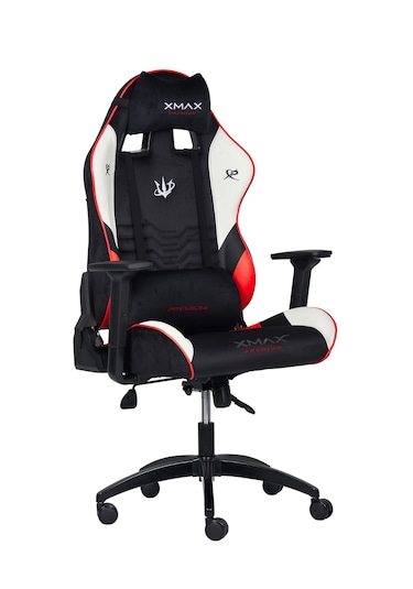 Xmax / Rio Balerion Kırmızı Siyah Kumaş Oyuncu Koltuğu / 100 Kg S