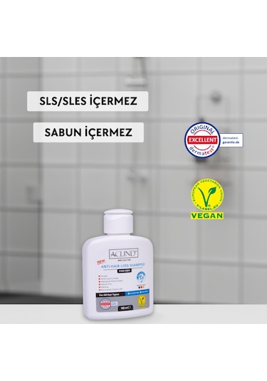 Aclind Erkekler için Dökülme Karşıtı Şampuan 100 ML