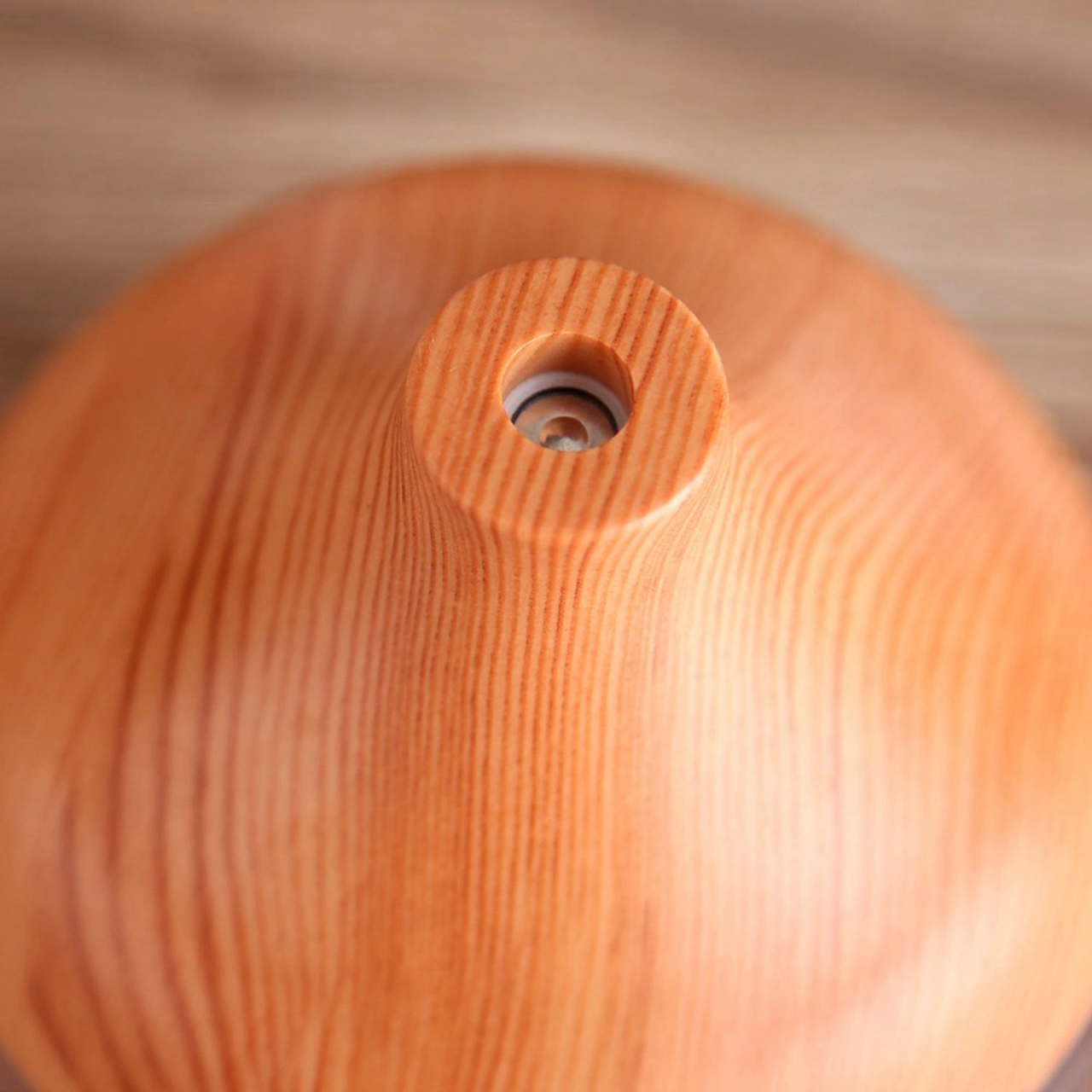 Hangfox Aromaterapi Ve Nemlendirici İşlevli 7 Renk Değiştiren Ahşap Desenli Hava Yüngücüsü - Otomatik Kapanma Ve Dokunmatik Kontrol