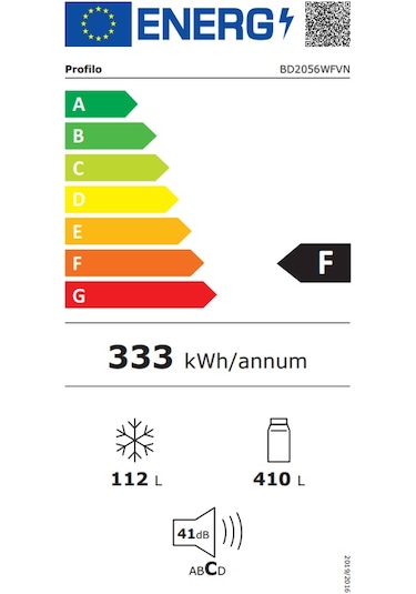 Profilo BD2056WFVN 522 LT No-Frost Çift Kapılı Buzdolabı