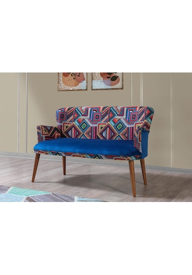 Bienvelle Mavi 2+1+1+Sehpalı Çay Seti (Balkon, Salon, Ofis, Cafe)