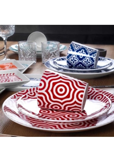 Aryıldız Casablanca 24 Parça Kahvaltı Ve Sunum Seti 517782 Çok renkli