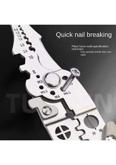 Elektrikçiler İçin Özel Tel Yarma Ve Sıyırma İçin Çok