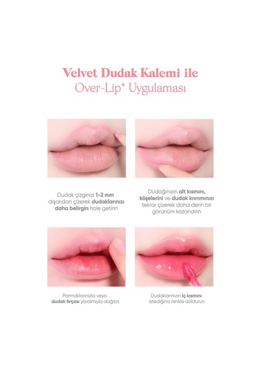 Kremsi e Sahip Dudak Kalemi Ve Kalemtıraş Seti Clıo Velvet Lip Pencil Set 05 Soft Berry 05