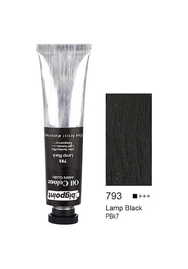 Bigpoint Yağlı Boya 45 Ml Lamp Black 793 X 6 Adet Diğer