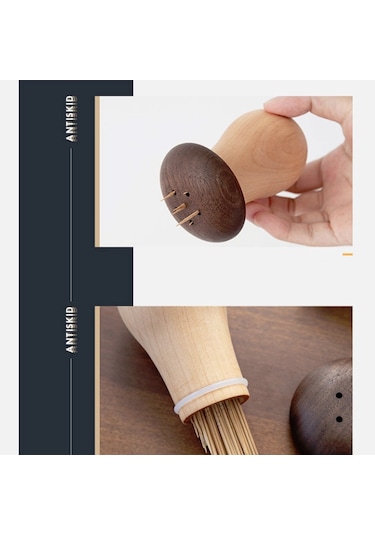 Sones Mutfak Otel Mantar Şekilli Ahşap Kürdan Kutusu Diğer