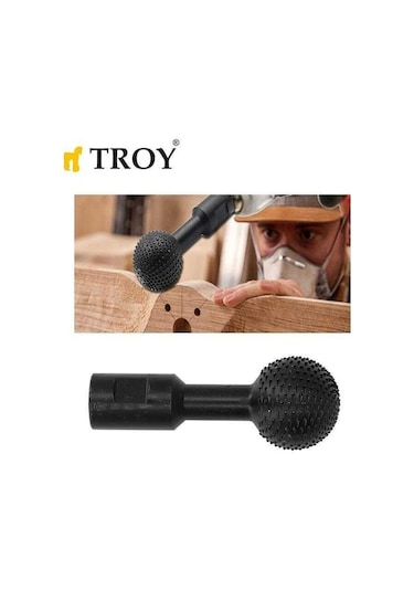Troy Avuç Taşlama İçin Küresel Ahşap Zımpara Öğütme Ucu M14-20mm