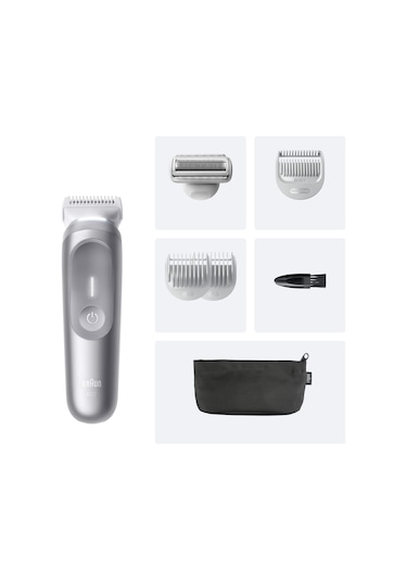 Braun Vücut Tıraş Makinesi Series 7, +6 Aksesuar, Kompakt, Smartlight, Bg7550 90 Dak