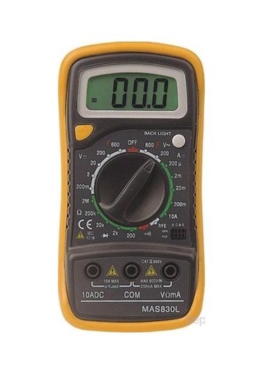 Mas 830 Mini Ölçü Aleti Ölçüm Aleti Avometre Multimetre V...
