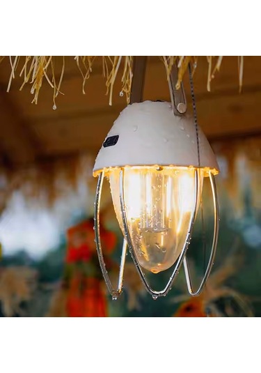 Panther Usb Şarjlı Deri Askılı Kamp Lambası Ptt-aybk Çok Renkli