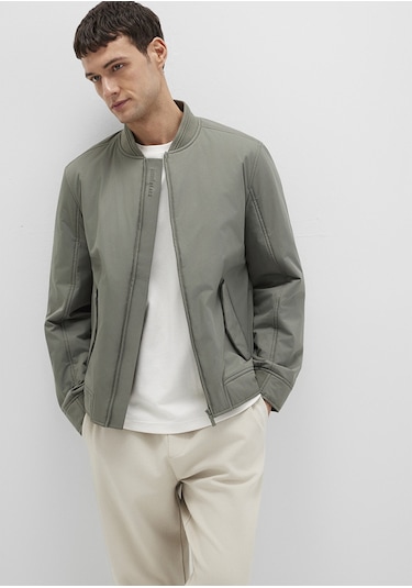 Mavi - Yeşil Bomber Ceket 0110616-85485 Yeşil