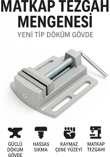 Merttools Yeni Tip Matkap Tezgah Mengenesi Güçlü Döküm Gövde Hassas Sıkma Aparatı