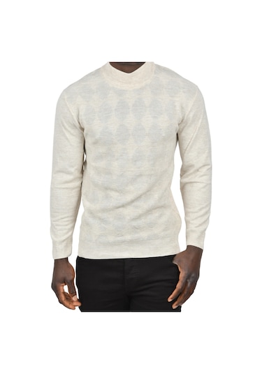 Deepsea Erkek Bej Dar Kesim Baklava Desenli Yarım Boğazlı Yaka Triko Yarım Balıkçı Yaka Kazak 2505506 Bej Deepsea Erkek Bej Dar Kesim Baklava Desenli Yarım Boğazlı Yaka Triko Yarım Balıkçı Yaka Kazak 2505506 Bej