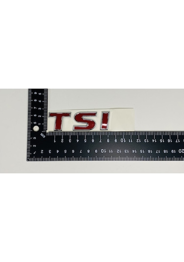 Vw Tiguan 2012 - 2016 Tsi Üç Kırmızı Arka Bagaj Yazısı
