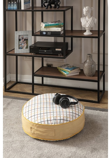 Taşınabilir Dekoratif Yer Minderi Puf, 60x60cm