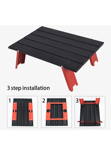 Aotu Açık Kamp Mini Masa Alüminyum Alaşımlı Ultra Hafif Katlanabilir Taşınabilir Masa Masası 001