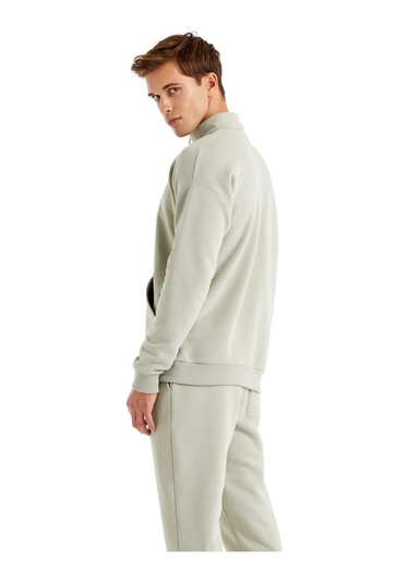 Blackspade Erkek Sweatshirt 40620 - Yeşil Yeşil