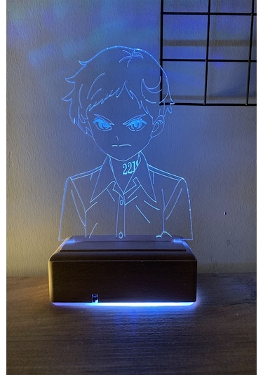 The Promised Neverland 22194 Norman 16 Renk Gece Lambası Çok Renkli