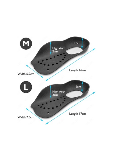 Xo-bacaklar Plantar Pro Astarı Ortopedik Düz Ayak Topuk Ağrısı Kemer Desteği M Eu 35-39