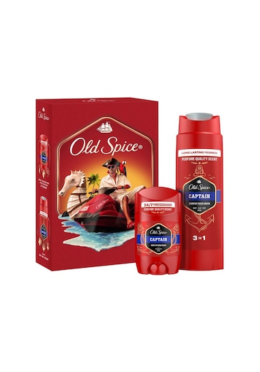 Old Spice Captain Modern Seti Deodorant Stick 50 Ml + Duş Jeli 250 Ml