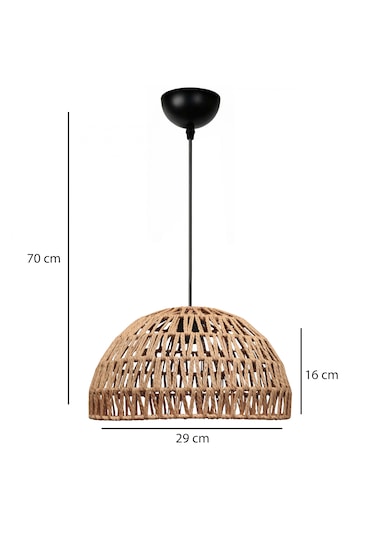 Homing Karon El Yapımı Natural Sarkıt Avize Sl016 Bej