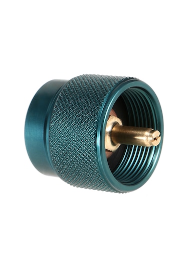 Padalink Kamp Ocağı Adaptörü: 1l Küçük Tüpü En417 Lindal Vanalı Tüpe Dönüştürür, Otomatik Kapanma Özelliği İle Güvenli Kullanım. Gümüş