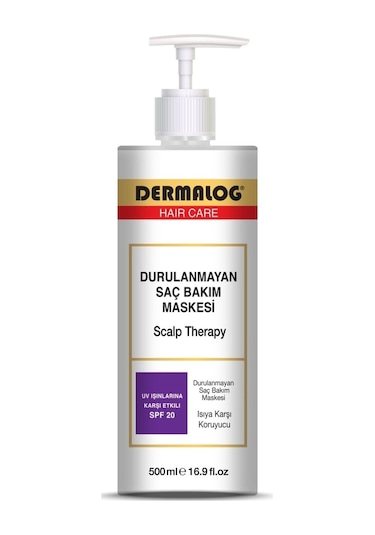 Dermalog SPF 20 Durulanmayan Onarıcı Saç Bakım Maskesi 500 ML